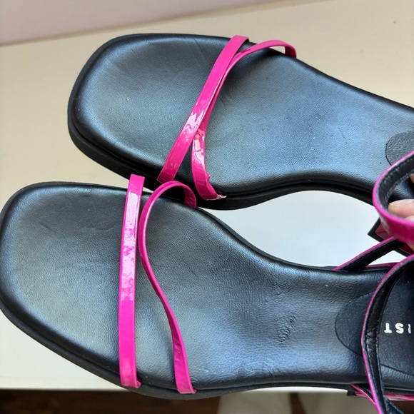 E8 By Miista Rosalyn Pink Leather Sandals Sz 38/8 - Picture 7 of 9
